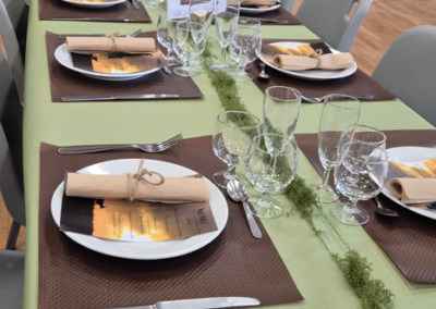 table saint hubert 3 Les amis de Nicolas Association de trompe de chasse messe saint hubert